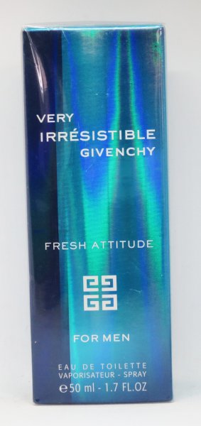Givenchy- Very Irrésistible Fresh Attitude for Men Eau de Toilette Spray 50 ml-Neu-OvP-